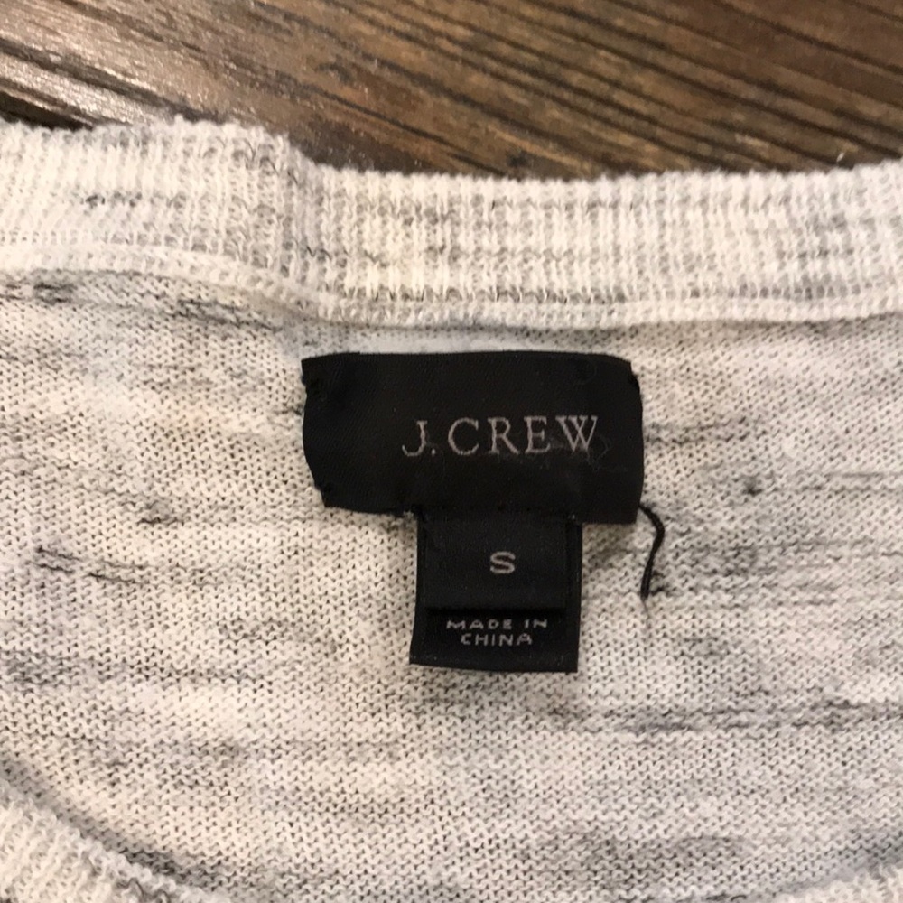 J.Crew Light Grey Heathered Sweater - Picture 2 of 2